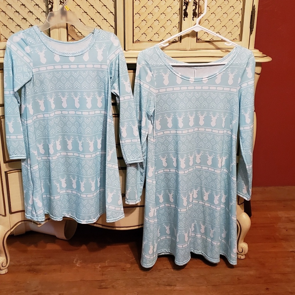 Mommy and me matching dresses